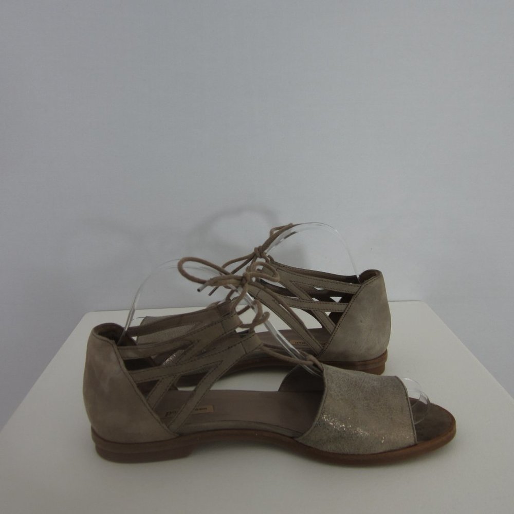 Paul Green Munchen Womens US 7.5 Taupe Beige Brown Sparkle Gladiator Sandals 5 - Picture 10 of 12